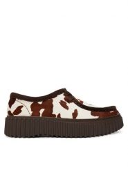 Clarks Półbuty Torhill Bee 26186666 Brązowy. Brązowe półbuty damskie Clarks, bez wzorów, ze skóry, bez obcasa, na płaskiej podeszwie. Za 559.99 zł.