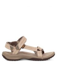 Teva Sandały Terra Fi Lite Suede 1124035 Beżowy. Brązowe obuwie trekkingowe damskie Teva, bez wzorów, ze skóry, bez obcasa. Za 449.99 zł.