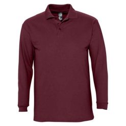 Koszulka Polo Z Długim Rękawem Dla Dorosłych Unisex Winter II. Brązowe bluzki damskie SOL'S, s, bez wzorów, casualowe, bez kołnierzyka, bez ramiączek. Za 107.99 zł.