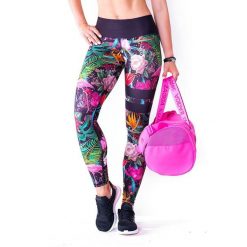 Kolorowe legginsy sportowe z wysokim stanem damskie 2skin FUSION. Legginsy damskie 2SkIN, s, bez wzorów, z elastanu. Za 199.00 zł.
