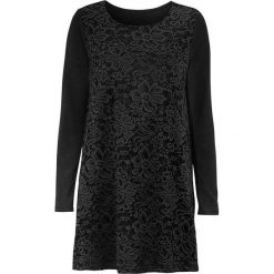 Cellbes Tunika czarny female czarny 34/36. Czarne tuniki damskie Cellbes, bez wzorów, z dżerseju, eleganckie, bez kołnierzyka, bez ramiączek. W wyprzedaży za 50.00 zł.