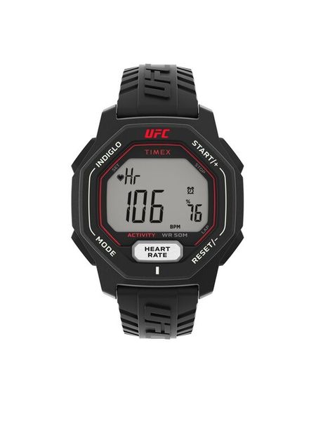 Timex Zegarek Ufc SparK TW2V83800 Czarny. Czarne, cyfrowe zegarki męskie Timex. Za 309.99 zł.