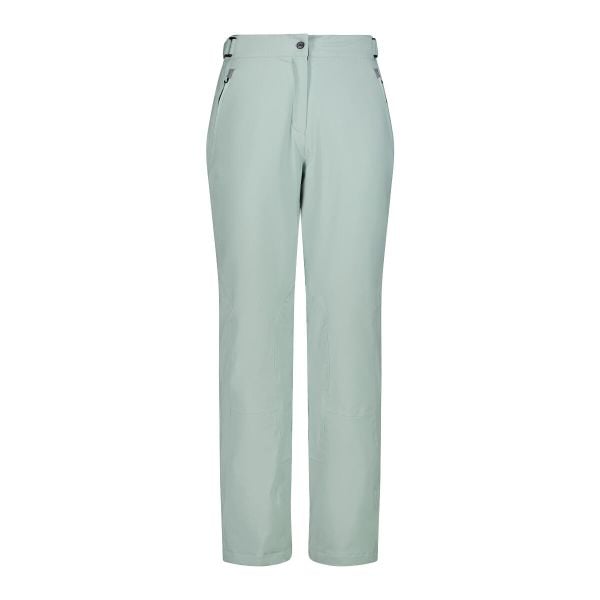 Damskie spodnie narciarskie stretch CMP Clima Protect. Zielone spodnie materiałowe damskie CMP, bez wzorów, z materiału, sportowe. Za 538.40 zł.