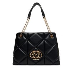 Torebka LOVE MOSCHINO. Czarne torebki klasyczne damskie Love Moschino, bez wzorów, bez dodatków. Za 799.99 zł.