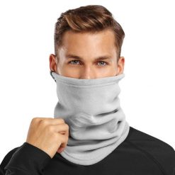 Termiczny komin do sportów zimowych unisex SIROKO Blunt. Szare szaliki i kominy damskie SIROKO, na zimę, bez wzorów, z polaru. Za 106.00 zł.