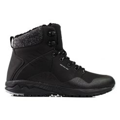 DK Czarne wysokie buty trekkingowe damskie z ociepleniem shelovet. Czarne obuwie trekkingowe damskie . Za 227.37 zł.