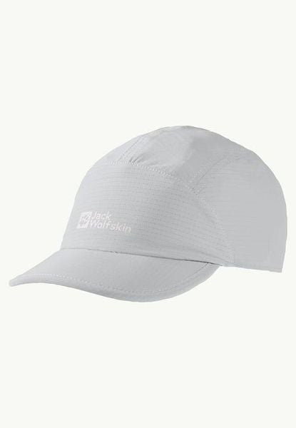 JACK WOLFSKIN Czapka z daszkiem damska Prelight Chill Cap cool grey. Szare czapki z daszkiem damskie Jack Wolfskin, bez wzorów, z elastanu. Za 86.00 zł.