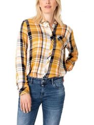 Timezone Koszula w kolorze pomarańczowo-granatowym rozmiar: S. Niebieskie koszule damskie Timezone, s, bez wzorów, z wiskozy, bez kołnierzyka, bez ramiączek. Za 100.99 zł.