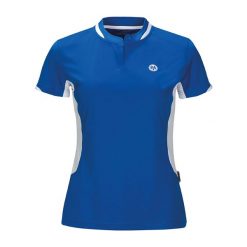 Koszulka tenisowa damska Oliver Palma Polo. Niebieskie bluzki damskie OLIVER, m, bez wzorów, sportowe, bez kołnierzyka, bez ramiączek. Za 129.99 zł.
