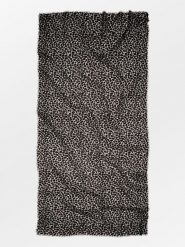 Becksöndergaard Wełniany szal w kolorze jasnoszaro-czarnym - 200 x 100 cm rozmiar: onesize. Szare szaliki i kominy damskie Becksöndergaard, bez wzorów, z materiału. Za 173.99 zł.