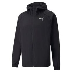Kurtka Sportowa Męska Puma Train Vent Woven. Czarne kurtki treningowe męskie Puma, m, bez wzorów. Za 195.99 zł.