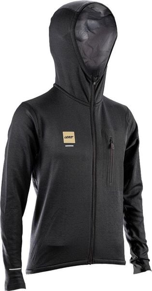 Damska kurtka z kapturem Leatt ThermaFlow 2.0. Czarne kurtki damskie LEATT, na zimę, xl, bez wzorów, z polaru, z kapturem. Za 546.00 zł.