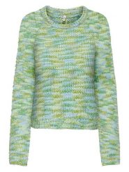 ONLY Sweter w kolorze zielono-błękitnym rozmiar: M. Niebieskie swetry klasyczne damskie Only, m, ze splotem, bez kołnierzyka. Za 100.99 zł.