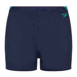 Bokserki kąpielowe męskie Speedo Hyper Boom Splice Aquashort. Niebieskie kąpielówki męskie Speedo, m, bez wzorów, z materiału, do pływania. Za 94.99 zł.