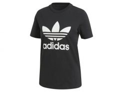 Koszulka damska ADIDAS TREFOIL TEE 32. Czarne t-shirty damskie Adidas, l, bez wzorów, z bawełny, bez kołnierzyka. Za 129.00 zł.