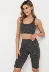 Ciemnoszare Szorty Kolarki z Efektem Push-Up Briala. Szare spodenki sportowe damskie Born2be, m. Za 29.99 zł.