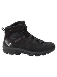 Jack Wolfskin Botki zimowe "Vojo 3 WT Texapore" w kolorze czarnym rozmiar: 44,5. Czarne buty zimowe męskie Jack Wolfskin, na zimę, z materiału, bez zapięcia. Za 228.38 zł.