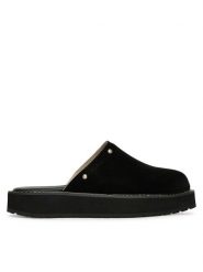 EMU Australia Klapki Maroo W13285 Czarny. Czarne klapki damskie Emu Australia, bez wzorów, ze skóry, bez obcasa. Za 428.99 zł.