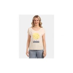 Damska koszulka funkcyjna Kilpi ARONY-W. Brązowe t-shirty damskie Kilpi, bez wzorów, bez kołnierzyka. Za 153.53 zł.