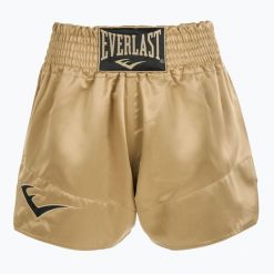 Spodenki treningowe Everlast Muay Thai. Żółte szorty sportowe męskie Everlast, na fitness i siłownię. Za 199.99 zł.