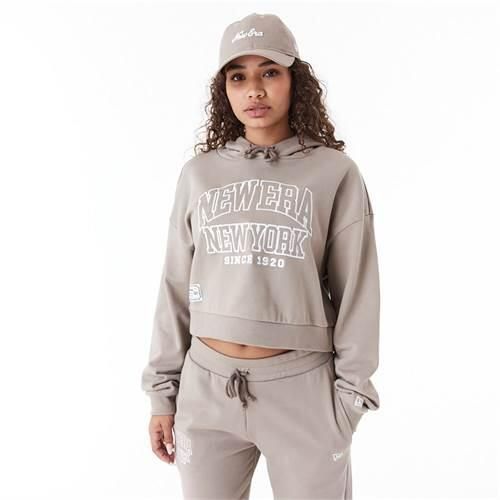 Bluza sportowa damska New Era 60435282. Brązowe bluzy sportowe damskie New Era, s, bez wzorów, bez ramiączek, z kapturem. Za 527.00 zł.