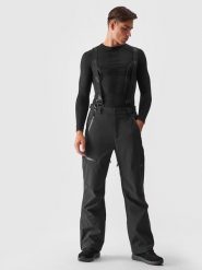 4F Spodnie narciarskie w kolorze czarnym rozmiar: XXL. Czarne spodnie materiałowe męskie 4f, bez wzorów, z polaru. Za 221.88 zł.