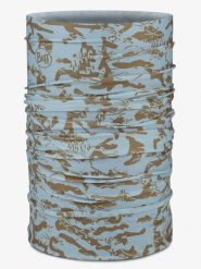 Buff Szal-koło w kolorze błękitnym rozmiar: onesize. Niebieskie szaliki i kominy damskie Buff, bez wzorów, z materiału. Za 95.69 zł.