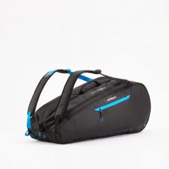 Torba tenisowa Artengo L Team na 9 rakiet. Czarne torebki klasyczne damskie ARTENGO, bez wzorów, z materiału, duże, bez dodatków. Za 159.99 zł.