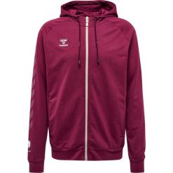 Bawełniana bluza z kapturem zapinana na zamek Hummel Move Grid. Fioletowe bluzy z kapturem męskie HUMMEL, xl, z bawełny. Za 235.60 zł.