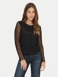 ONLY Bluzka Siena 15362924 Czarny Regular Fit. Czarne bluzki damskie Only, m, bez wzorów, z syntetyku, bez ramiączek. Za 109.99 zł.