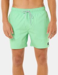 Spodenki surfingowe męskie Rip Curl Daily Volley Zielony. Zielone kąpielówki męskie Rip Curl, l, bez wzorów, z materiału. Za 151.55 zł.