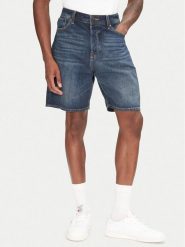 Jack & Jones Szorty jeansowe Tony 12269517 Granatowy Loose Fit. Niebieskie szorty męskie Jack & Jones, bez wzorów, z bawełny. Za 89.99 zł.