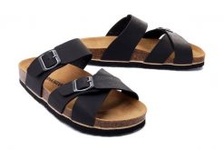 DR. BRINKMANN 600026-01 schwarz, klapki męskie. Czarne klapki i japonki męskie Dr. Brinkmann. Za 116.94 zł.