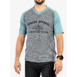 Koszulka rowerowa męska Sensor Charger Jersey SS. Szare t-shirty sportowe męskie Sensor, m, z jersey, bez ramiączek, rowerowe. Za 146.99 zł.