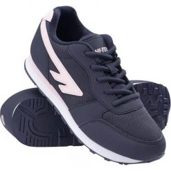 Buty do chodzenia damskie Hi-Tec Ernes. Niebieskie buty sportowe na co dzień damskie Hi-tec, bez wzorów, z gumy, trekkingowe. Za 241.00 zł.