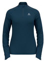 Odlo Koszulka funkcyjna "Berra Light" w kolorze granatowym rozmiar: XS. Niebieskie bluzki sportowe damskie Odlo, xs, bez wzorów, bez ramiączek. Za 247.95 zł.