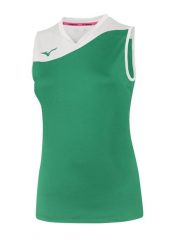 Koszulka damska Mizuno Authentic Myou. Białe topy sportowe damskie Mizuno, s, bez wzorów, z poliesteru, bez ramiączek. Za 171.00 zł.