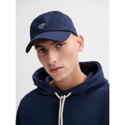 Czapka baseballowa Hummel. Niebieskie czapki męskie HUMMEL, z bawełny. Za 159.50 zł.