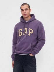 GAP Bluza w kolorze fioletowym rozmiar: XL. Różowe bluzy z kapturem męskie GAP, xl. Za 132.05 zł.