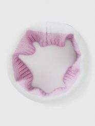 Benetton Szal-koło w kolorze niebiesko-jasnoróżowo-turkusowym rozmiar: 104. Niebieskie szaliki dziecięce Benetton, prążkowane, bez ramiączek. Za 52.42 zł.