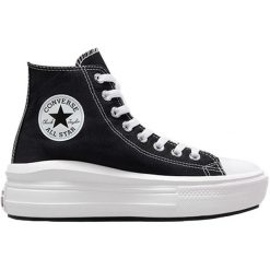 Trampki Converse Chuck Taylor All Star Move Hi, Kobiety. Czarne trampki i tenisówki damskie Converse, bez wzorów. Za 490.00 zł.