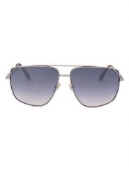 Victoria Beckham Damskie okulary przeciwsłoneczne w kolorze srebrno-szarym rozmiar: 61. Szare okulary przeciwsłoneczne damskie VICTORIA BECKHAM. Za 319.13 zł.