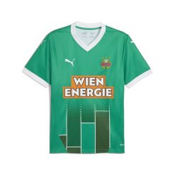 Koszulka domowa SK Rapid Wiedeń 24/25 PUMA Sport Green White. Białe t-shirty sportowe męskie Puma, m, bez ramiączek, do piłki nożnej. W wyprzedaży za 259.00 zł.