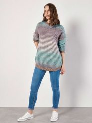 Apricot Sweter w kolorze szaro-turkusowym rozmiar: L. Szare swetry klasyczne damskie Apricot, l, bez kołnierzyka. Za 118.84 zł.