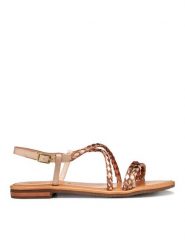 Geox Sandały D Sozy S D65LXA 0KFKY C8ZH8 Brązowy. Brązowe sandały damskie Geox, bez wzorów, ze skóry, bez obcasa, na płaskiej podeszwie. Za 389.99 zł.