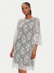 Bruuns Bazaar Sukienka koktajlowa Majah BBW3837 Écru Regular Fit. Sukienki damskie Bruuns Bazaar, bez wzorów, z bawełny, wizytowe, bez kołnierzyka, bez ramiączek. Za 379.99 zł.