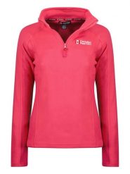 Canadian Peak Kurtka polarowa "Tugeak" w kolorze różowym rozmiar: L. Różowe kurtki damskie Canadian Peak, l, bez wzorów, z materiału, bez kaptura. Za 101.23 zł.