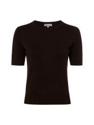 Marie Lund Sweter Kobiety drobna dzianina brązowy, L. Brązowe swetry klasyczne damskie Marie Lund, l, z dzianiny, bez kołnierzyka. Za 159.95 zł.