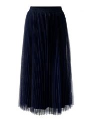 Oui Spódnica w kolorze granatowym rozmiar: 36. Niebieskie spódniczki damskie Oui, bez wzorów, z podwyższonym stanem, midi. Za 165.31 zł.