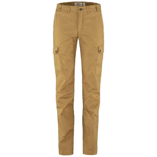 Spodnie outdoorowe damskie Fjallraven Stina Trousers. Brązowe spodnie dresowe damskie Fjällräven, na lato, m, bez wzorów. Za 682.95 zł.